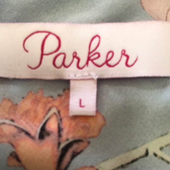 Parker Blue floral one shoulder top - Picture 6 of 6